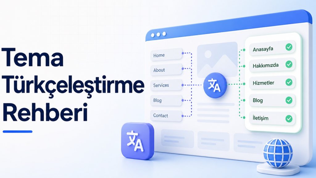 WordPress Tema Türkçeleştirme Rehberi: Güvenli ve Kalıcı Çeviri